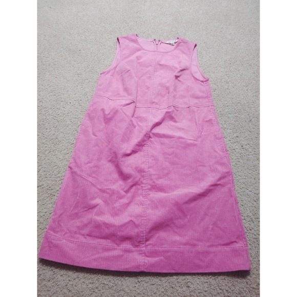 Boden Dresses & Skirts - Boden Pia Cord Shift Dress Womens 10P Pink Sleeveless Jumper Pinafore Preppy